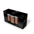 Set 3 recipiente depozitare Berlinger Haus, Rose Gold, 11x17.8 cm, inox, roz/argintiu