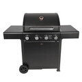 Gratar cu gaz Berlinger Haus, Outdoor, 60x41.5 cm, 2.2 KW x 4, negru