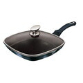 Tigaie grill cu capac Berlinger Haus, Aquamarine, 28 cm, 2.1 L, aluminiu forjat, blue