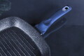 Tigaie grill cu capac Berlinger Haus, Aquamarine, 28 cm, 2.1 L, aluminiu forjat, blue