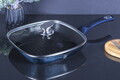 Tigaie grill cu capac Berlinger Haus, Aquamarine, 28 cm, 2.1 L, aluminiu forjat, blue