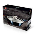 Oala cu capac Berlinger Haus, Aquamarine, 28 cm, 3.8 L, aluminiu forjat, blue