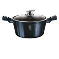 Oala cu capac Berlinger Haus, Aquamarine, 30 cm, 8 L, aluminiu forjat, blue