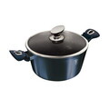 Oala cu capac Berlinger Haus, Aquamarine, 30 cm, 8 L, aluminiu forjat, blue