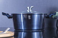 Oala cu capac Berlinger Haus, Aquamarine, 30 cm, 8 L, aluminiu forjat, blue