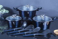 Set pentru gatit Berlinger Haus, Aquamarine, 10 piese, aluminiu forjat, blue