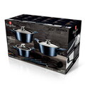 Set pentru gatit Berlinger Haus, Aquamarine, 10 piese, aluminiu forjat, blue