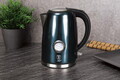 Ceainic electric cu termometru Berlinger Haus, Aquamarine, 1.7 L, inox, blue