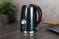 Ceainic electric cu termometru Berlinger Haus, Aquamarine, 1.7 L, inox, blue
