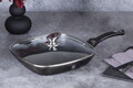 Tigaie grill cu capac Berlinger Haus, Shiny Black, 28 cm, 2.1 L, aluminiu forjat, negru