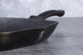 Tigaie grill cu capac Berlinger Haus, Shiny Black, 28 cm, 2.1 L, aluminiu forjat, negru