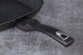 Tigaie grill cu capac Berlinger Haus, Shiny Black, 28 cm, 2.1 L, aluminiu forjat, negru