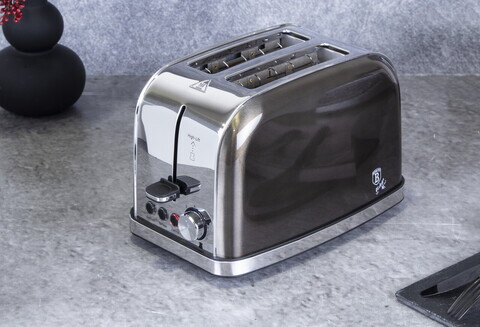 Prajitor de paine Berlinger Haus, Shiny Black, 29x18x18.5 cm, inox, negru