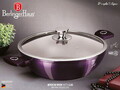 Tigaie Wok cu capac Berlinger Haus, Purple Eclipse, 30 cm, aluminiu forjat, mov