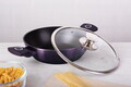 Oala cu capac Berlinger Haus, Purple Eclipse, 24 cm, 2.3 L, aluminiu forjat, mov