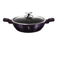 Oala cu capac Berlinger Haus, Purple Eclipse, 24 cm, 2.3 L, aluminiu forjat, mov