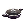 Oala cu capac Berlinger Haus, Purple Eclipse, 24 cm, 2.3 L, aluminiu forjat, mov