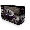 Oala cu capac Berlinger Haus, Purple Eclipse, 24 cm, 4.1 L, aluminiu forjat, mov