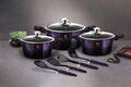 Set pentru gatit Berlinger Haus, Purple Eclipse, 10 piese, aluminiu forjat, mov