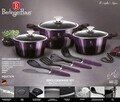 Set pentru gatit Berlinger Haus, Purple Eclipse, 10 piese, aluminiu forjat, mov