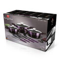 Set pentru gatit Berlinger Haus, Purple Eclipse, 10 piese, aluminiu forjat, mov