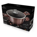 Oala cu capac Berlinger Haus, I-Rose, 28 cm, 6.1 L, aluminiu forjat, roz