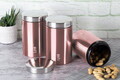 Set 3 recipiente depozitare Berlinger Haus, I-Rose, 11x17.8 cm, inox, roz/argintiu
