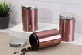 Set 3 recipiente depozitare Berlinger Haus, I-Rose, 11x17.8 cm, inox, roz/argintiu