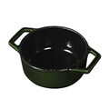 Cratita cu capac Berlinger Haus, Strong Mold, 10 cm, 310 ml, fonta, verde