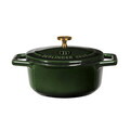Cratita cu capac Berlinger Haus, Strong Mold, 10 cm, 310 ml, fonta, verde