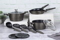 Set pentru gatit Berlinger Haus, Crystal, 10 piese, aluminiu forjat, sampanie