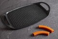 Tava grill Berlinger Haus, Granit Diamond, 47x29 cm, aluminiu, negru