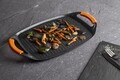 Tava grill Berlinger Haus, Granit Diamond, 47x29 cm, aluminiu, negru