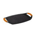 Tava grill Berlinger Haus, Granit Diamond, 47x29 cm, aluminiu, negru