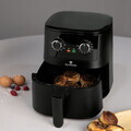 Friteuza cu aer cald Blaumann, Black Silver, 5 L, 1180W-1400W, negru