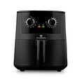 Friteuza cu aer cald Blaumann, Black Silver, 5 L, 1180W-1400W, negru