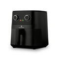 Friteuza cu aer cald Blaumann, Black Silver, 5 L, 1180W-1400W, negru
