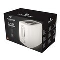 Prajitor de paine Blaumann, Blaumann Cream, 650W, inox, crem/transparent