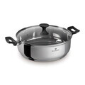 Oala cu capac Blaumann, Gourmet, 30 cm, inox, argintiu