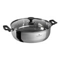 Oala cu capac Blaumann, Gourmet, 30 cm, inox, argintiu