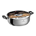 Oala cu capac Blaumann, Gourmet, 30 cm, inox, argintiu