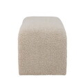 Bancheta, Bloomingville, Bobbie, 100x45x45 cm, lemn de pin/placaj/poliester, natural