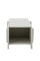 Bancheta, Bloomingville, Ferdinand, 110x36x32 cm, FSC 100%, MDF, gri/alb