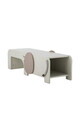 Bancheta, Bloomingville, Ferdinand, 110x36x32 cm, FSC 100%, MDF, gri/alb