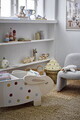 Biblioteca pentru copii, Bloomingville, Villja, 87x32x38 cm, FSC 100%, MDF, multicolor/alb