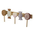Cuier pentru copii, Bloomingville, Rudy, 42x7x14 cm, FSC 100%, MDF/lemn de fag, multicolor