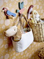 Set 3 cuiere de perete, Bloomingville, Lewi, 8.5x4x10 cm, FSC 100%, MDF, maro