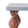 Raft de perete, Bloomingville, Bibiola, 80x20x26 cm, MDF/lemn de brad, albastru