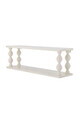 Raft de perete, Bloomingville, Salino, 80x20x26 cm, MDF/lemn de brad, alb