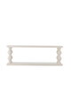 Raft de perete, Bloomingville, Salino, 60x17x21.5 cm, MDF/lemn de brad, alb